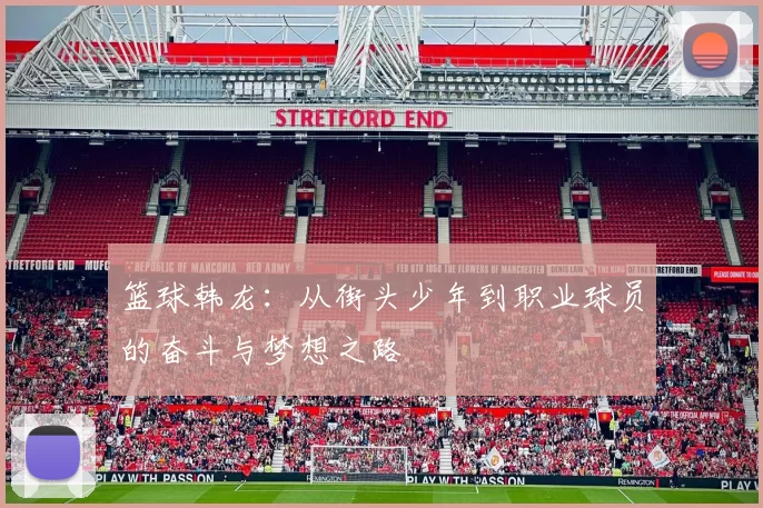 篮球韩龙：从街头少年到职业球员的奋斗与梦想之路
